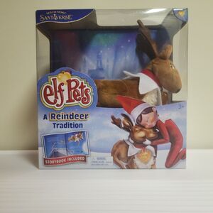 NEW Elf Pets A Reindeer Tradition Plush & Storybook Elf On The Shelf NIB Gift